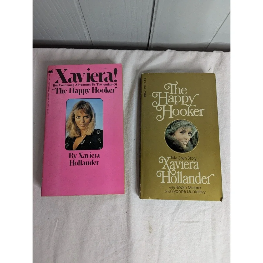 2‎ lot Vintage Erotica Xaviera Hollander The HAPPY HOOKER sexual pleasure books